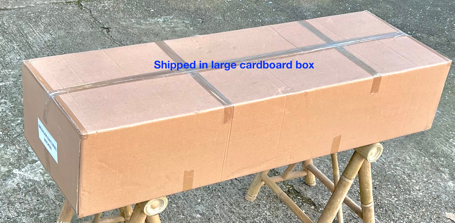 Natural Wicker Eco Coffin – Large