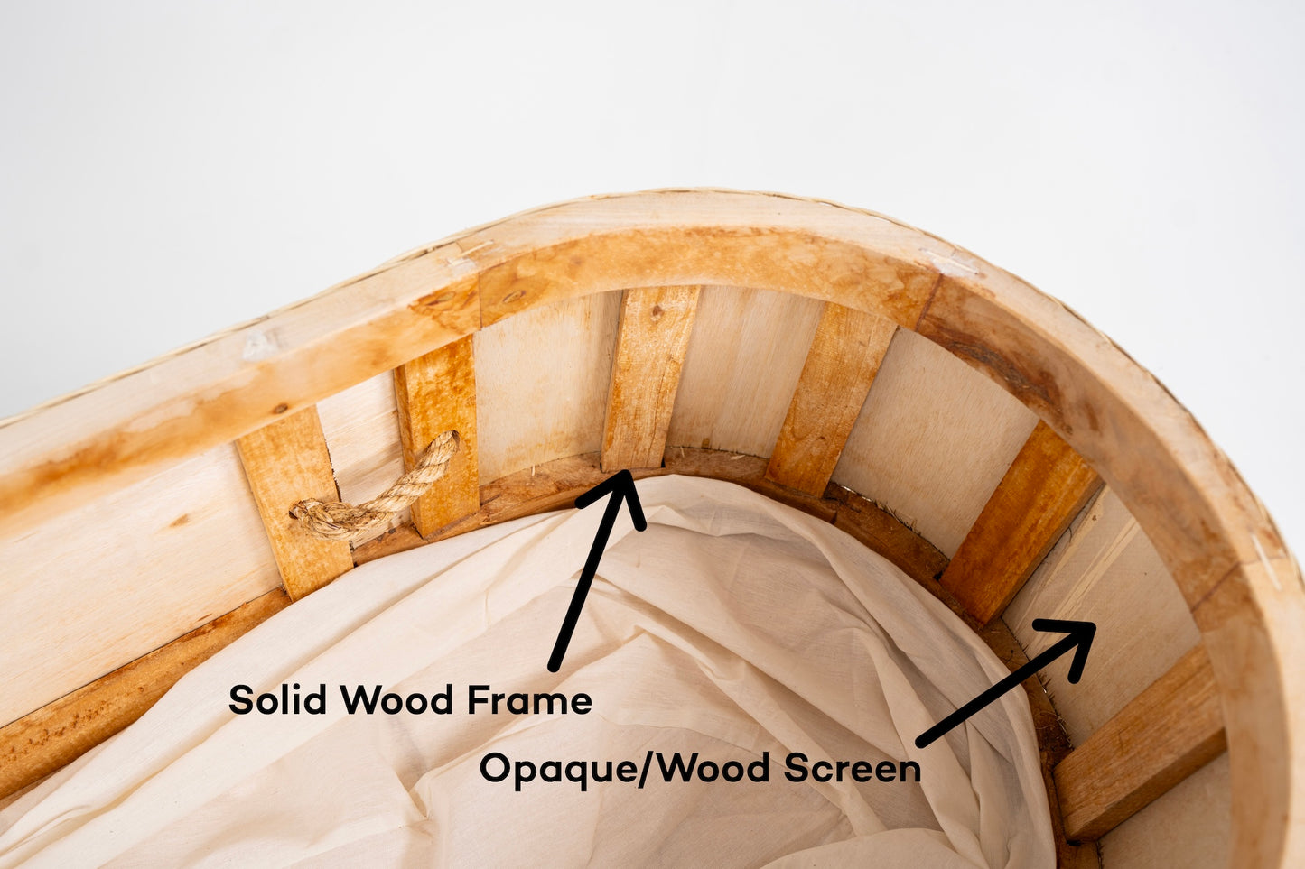 Natural Wicker Eco Coffin – Medium
