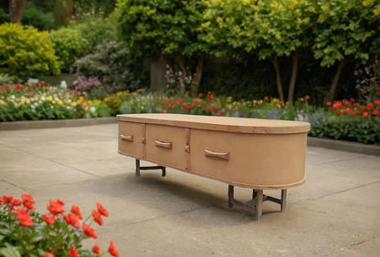 Natural Wooden Eco Coffin – Large