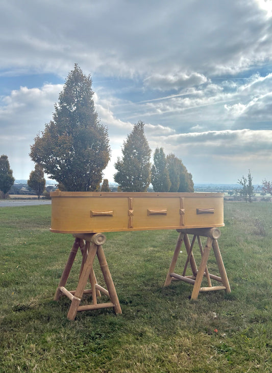 Natural Wooden Eco Coffin – Medium